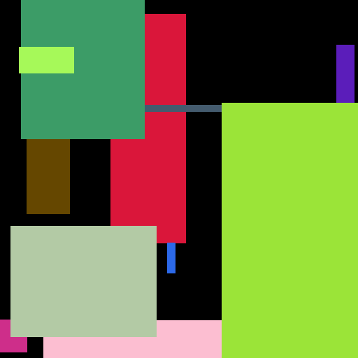 Movie Card Lime Purple